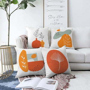 Sada 4 povlaků na polštáře Minimalist Cushion Covers Glam, 55 x 55 cm obraz