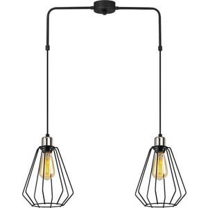 Černé kovové závěsné svítidlo Opviq lights Straton obraz