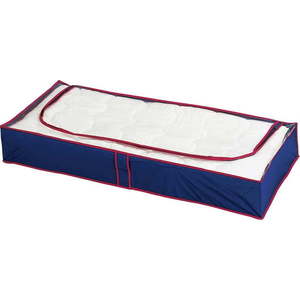 Plastové úložné boxy pod postel v sadě 4 ks 100x45x15 cm Deep Blue – Maximex obraz