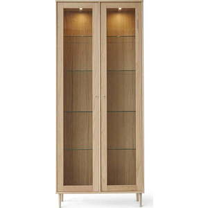 Vitrína s osvětlením v dekoru dubu 89x206 cm Mistral - Hammel Furniture obraz