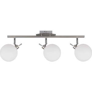 Stropní svítidlo ve stříbrné barvě se skleněným stínidlem 12x62 cm Ghost – Candellux Lighting obraz