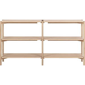 Knihovna v dekoru dubu v přírodní barvě 169x88 cm Braidwood – Actona obraz