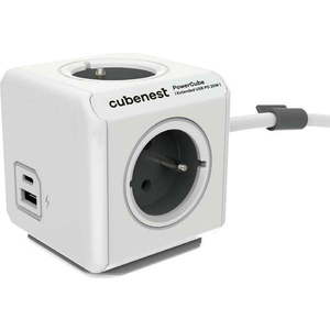 Rozbočovací zásuvka PowerCube Extended USB – Cubenest obraz