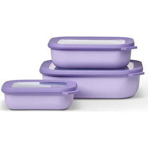 Potravinové krabičky v sadě 3 ks Vivid lilac – Mepal obraz