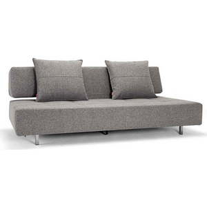 Šedobéžová rozkládací pohovka Innovation Long Horn Twist Granite obraz