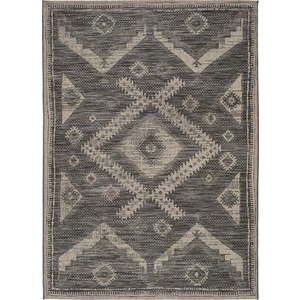 Šedý venkovní koberec Universal Devi Ethnic, 120 x 170 cm obraz
