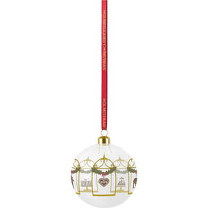 Skleněná ručně foukaná vánoční koule ø 8 cm Annual Christmas Bauble – Holmegaard obraz