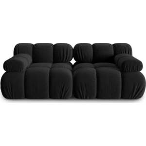 Černá sametová pohovka 188 cm Bellis – Micadoni Home obraz