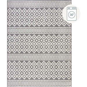 Šedý pratelný koberec z žinylky 80x160 cm Jhansi – Flair Rugs obraz