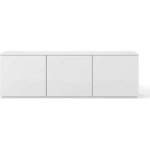Bílá komoda s matnou bílou deskou TemaHome Join, 180 x 57 cm obraz