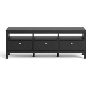 Černý TV stolek 151x54 cm Madrid – Tvilum obraz