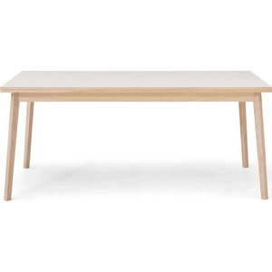 Rozkládací jídelní stůl s bílou deskou Hammel Single 180 x 90 cm obraz