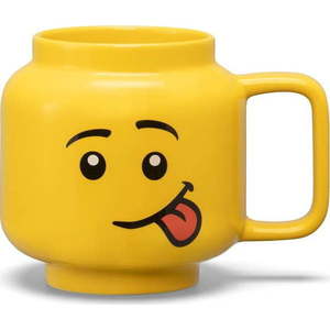 Žlutý keramický dětský hrnek 530 ml Head – LEGO® obraz