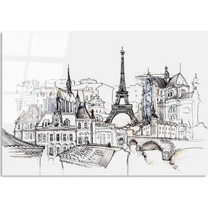 Skleněný obraz 70x100 cm Paris – Wallity obraz