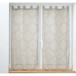 Hnědé voálové záclony v sadě 2 ks 60x90 cm Levita – douceur d'intérieur obraz