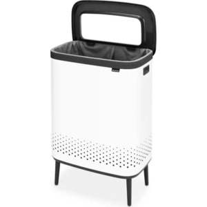 Bílý kovový koš na prádlo 90 l Bo Hi – Brabantia obraz