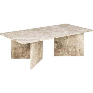 Béžový mramorový konferenční stolek 70x140 cm Vega – Actona obraz