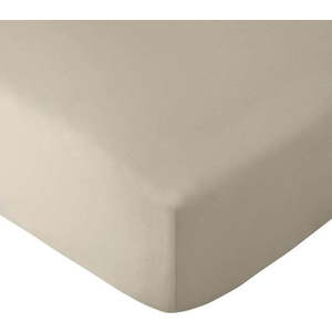 Béžové napínací prostěradlo 135x190 cm So Soft Easy Iron – Catherine Lansfield obraz