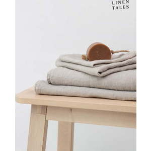Vaflová lněná osuška v přírodní barvě 100x140 cm Natural Fine Waffle – Linen Tales obraz