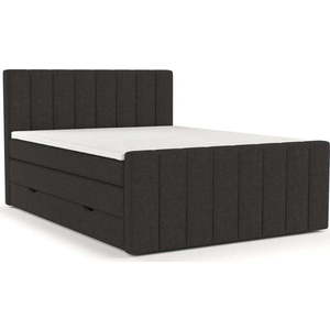 Černá boxspring postel s úložným prostorem 160x200 cm Ruby – Maison de Rêve obraz