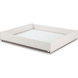 Bílá zásuvka pod postel Marckeric Enara, 137 x 147 cm obraz