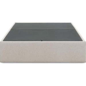 Béžová čalouněná dvoulůžková postel s úložným prostorem 140x190 cm Matters – Kave Home obraz