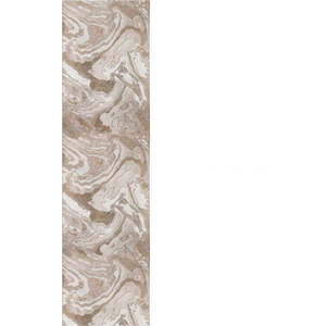 Béžový běhoun 80x300 cm Marbled – Flair Rugs obraz