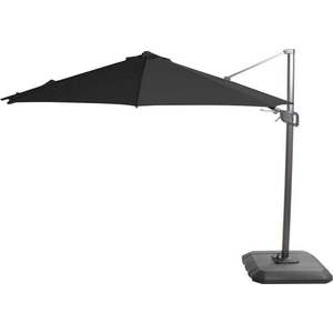 Černý slunečník ø 350 cm Shadowflex Deluxe – Hartman obraz