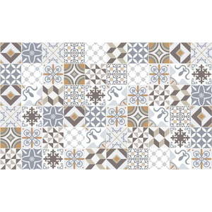 Sada 60 nástěnných samolepek Ambiance Cement Tiles Liliania, 15 x 15 cm obraz
