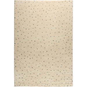 Krémovo-černý koberec Bonami Selection Dottie Black, 160 x 230 cm obraz