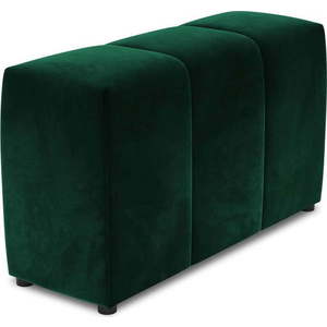 Zelená sametová opěrka k modulární pohovce Rome Velvet - Cosmopolitan Design obraz