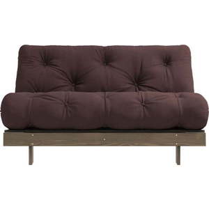 Tmavě hnědá rozkládací pohovka 160 cm Roots – Karup Design obraz