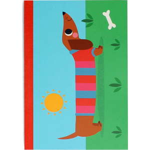 Zápisník 60 str. formát A5 Sausage Dog – Rex London obraz