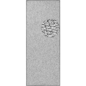 Šedý běhoun 80x300 cm Wolly – BT Carpet obraz