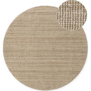 Jutový kulatý koberec taupe ø 200 cm Bouclé Jaipur – Hanse Home obraz