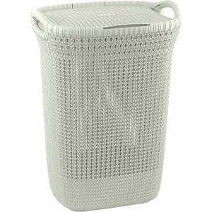 Béžový koš na prádlo Curver Knit Hamper, 57 l obraz