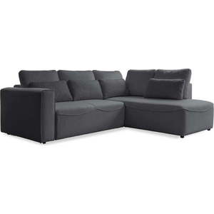 Tmavě šedá rozkládací rohová pohovka (variabilní) Homely Tommy – Miuform obraz
