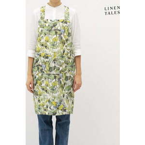 Lněná zástěra Khaki – Linen Tales obraz