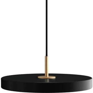 Černé LED stmívatelné závěsné svítidlo s kovovým stínidlem ø 31 cm Asteria Plus Mini – UMAGE obraz