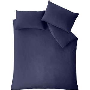 Tmavě modré povlečení na dvoulůžko 200x200 cm So Soft Easy Iron – Catherine Lansfield obraz