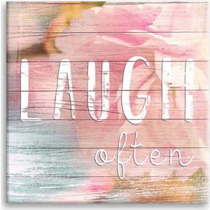 Obraz Styler Canvas Dreams Laugh, 32 x 32 cm obraz