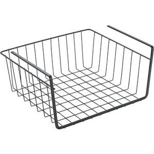 Černý závěsný kuchyňský košík Metaltex, délka 30 cm obraz