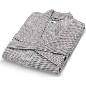 Šedý bavlněný župan velikost L/XL Grade - Foutastic obraz