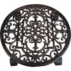 Kovový pojízdný podstavec pod květináč ø 29 cm Ornament – Esschert Design obraz