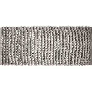 Šedá koupelnová předložka 50x120 cm Aspen Bobble – Bianca obraz