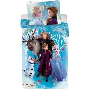 Bavlněné dětské povlečení na jednolůžko 140x200 cm Frozen – Jerry Fabrics obraz