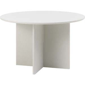 Světle šedý kulatý jídelní stůl ø 110 cm Palma – Unique Furniture obraz
