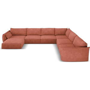 Červená rohová pohovka (pravý roh) Vanda – Mazzini Sofas obraz