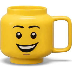 Žlutý keramický dětský hrnek 530 ml Head – LEGO® obraz