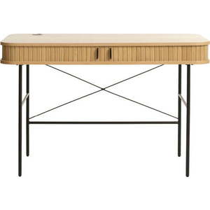 Pracovní stůl v dekoru dubu 60x120 cm Nola – Unique Furniture obraz